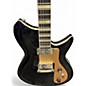 Used Rivolta Combinata VII Black and Gold Solid Body Electric Guitar