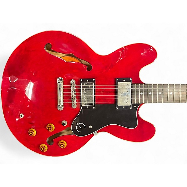 Used Epiphone DOT CH cherry Hollow Body Electric Guitar