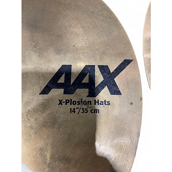 Used SABIAN 14in AAX Xplosion Hi Hat Pair Cymbal