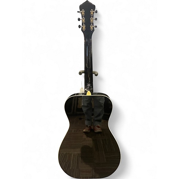 Used Recording King RR-36 Black and Silver Resonator Guitar