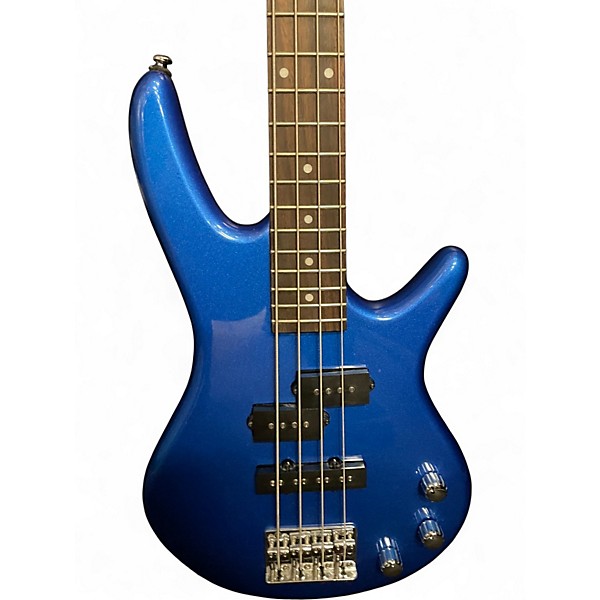Used Ibanez GSRM20 Mikro Short Scale Blue Electric Bass Guitar