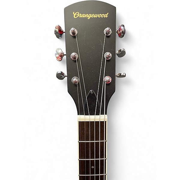 Used Orangewood Juniper Black Live LH Black Acoustic Electric Guitar