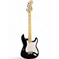 Used Squier Sonic Stratocaster Black and White Solid Body Electric Guitar thumbnail