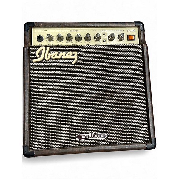 Used Ibanez troubadour acoustic amplifier combo TA20 Acoustic Guitar Combo Amp