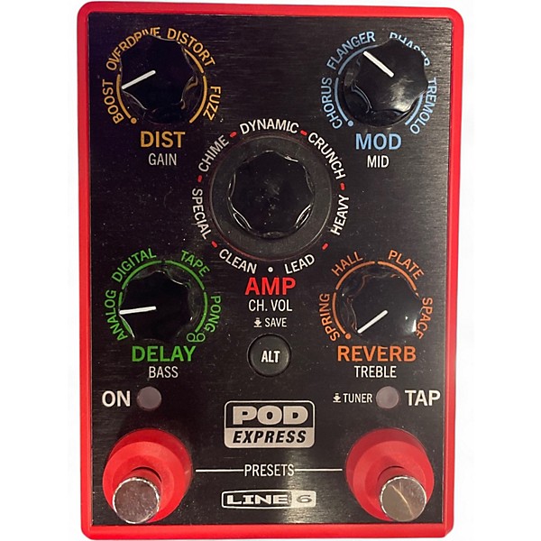Used Line 6 Pocket Pod Express Amp Modeler Effect Processor