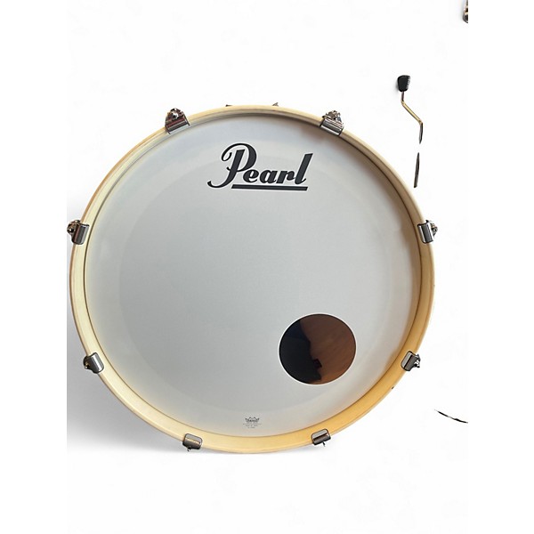 Used Pearl 4 Piece Export Black Drum Kit