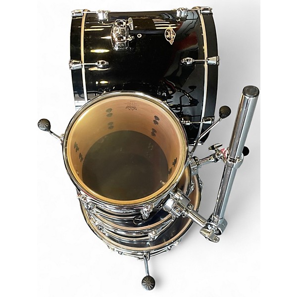 Used Pearl 4 Piece Export Black Drum Kit