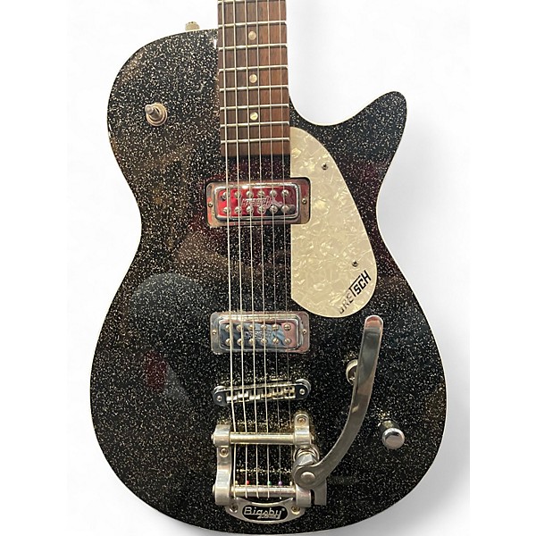 Used Gretsch Guitars G5265 Jet Baritone black sparkle Solid Body Electric Guitar