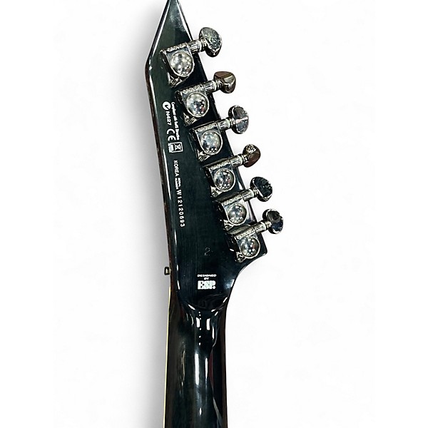 Used ESP LTD MH1000 Deluxe Black Solid Body Electric Guitar