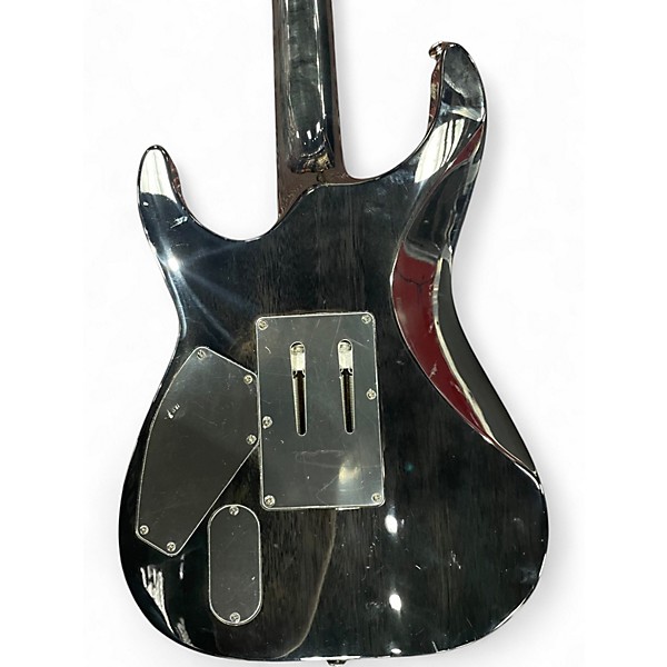 Used ESP LTD MH1000 Deluxe Black Solid Body Electric Guitar