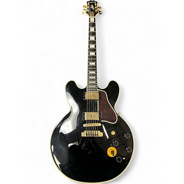 Used Epiphone BB King Lucille Black Hollow Body Electric Guitar