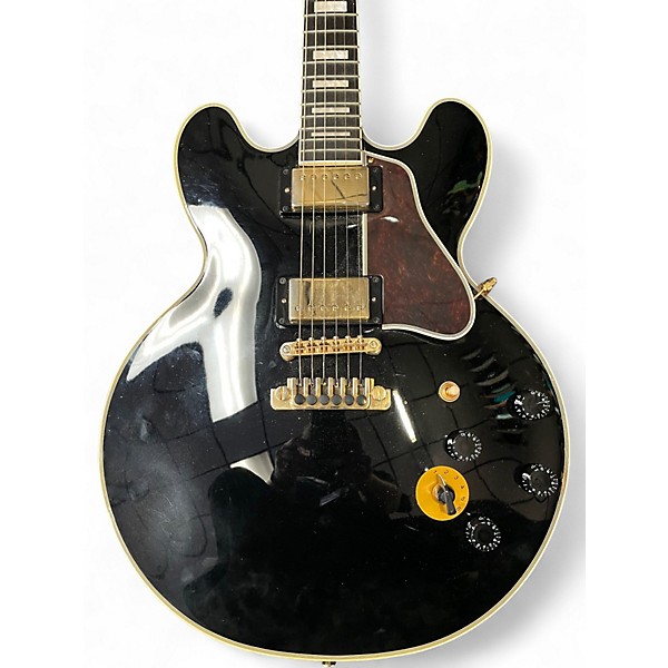 Used Epiphone BB King Lucille Black Hollow Body Electric Guitar