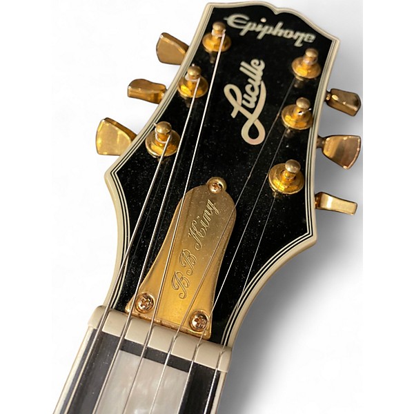 Used Epiphone BB King Lucille Black Hollow Body Electric Guitar