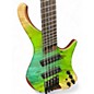 Used Ibanez ehb1505ms Green Electric Bass Guitar