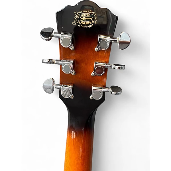 Used Washburn EA15-ATB-A 2 Tone Sunburst Acoustic Electric Guitar