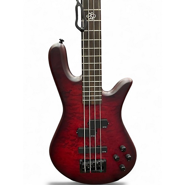 Used Spector NS PULSE 4 Black Cherry Electric Bass Guitar
