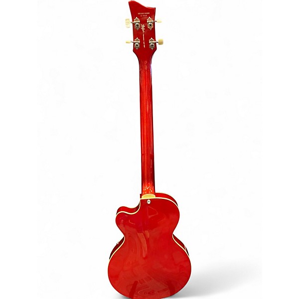 Used Hofner Ignition Club RED Electric Bass Guitar