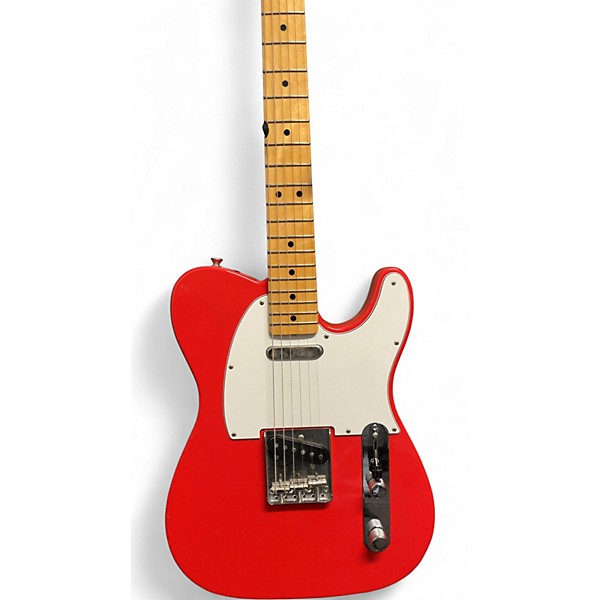 Used Fender Made in Japan Traditional 50s Telecaster Red Solid Body Electric Guitar