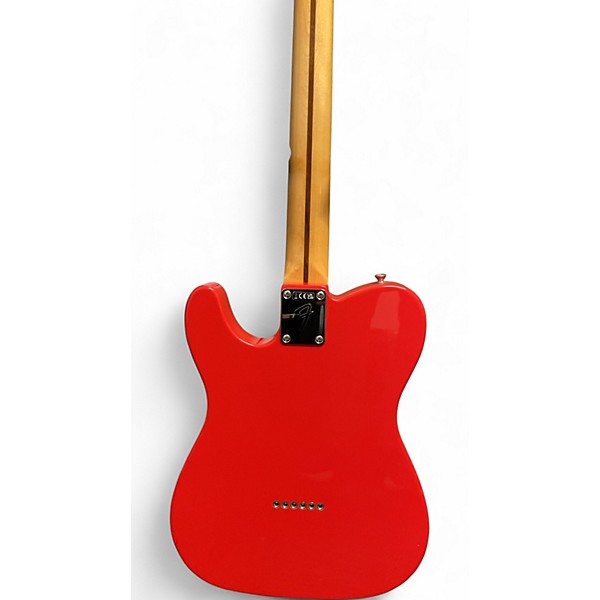 Used Fender Made in Japan Traditional 50s Telecaster Red Solid Body Electric Guitar