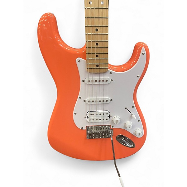 Used Squier Bullet Stratocaster HSS Shell Pink Solid Body Electric Guitar