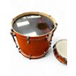 Used Yamaha 2 Piece Stage Custom Trans Orange Drum Kit