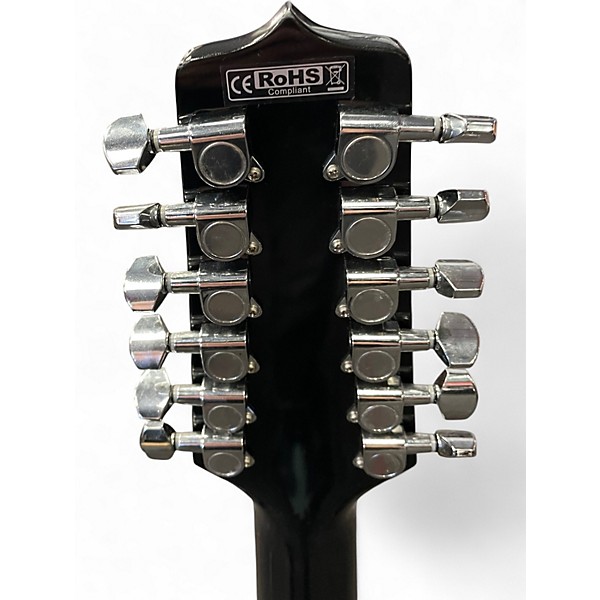 Used Takamine GD30CE-12 Black 12 String Acoustic Electric Guitar
