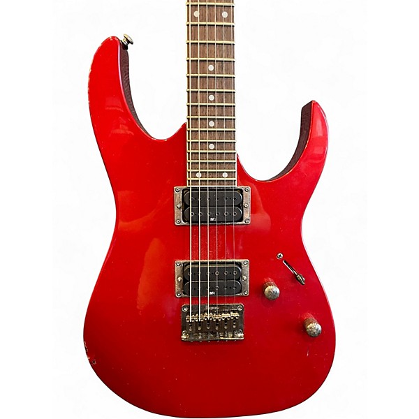Used Ibanez RG321MH Trans Red Solid Body Electric Guitar