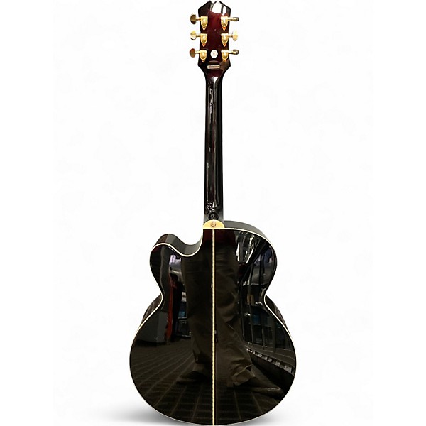 Used Epiphone J200EC STUDIO EBONY BURST Acoustic Electric Guitar