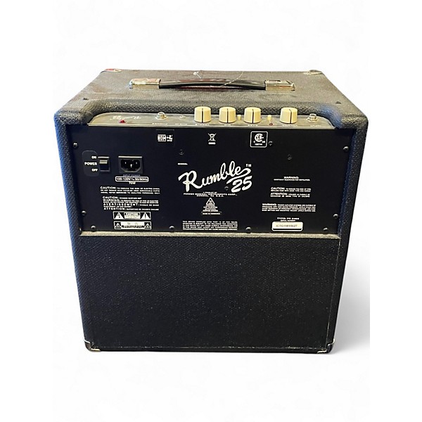 Used Fender Rumble 25 25W 1x10 Bass Combo Amp