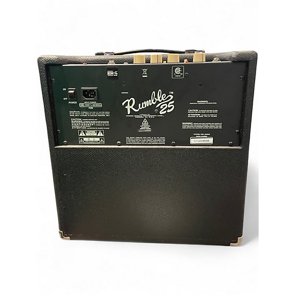 Used Fender Rumble 25 25W 1x10 Bass Combo Amp