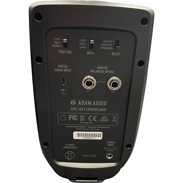 Used ADAM Audio D3V Pair Powered Monitor