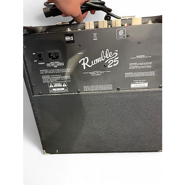 Used Fender Rumble 25 25W 1x10 Bass Combo Amp