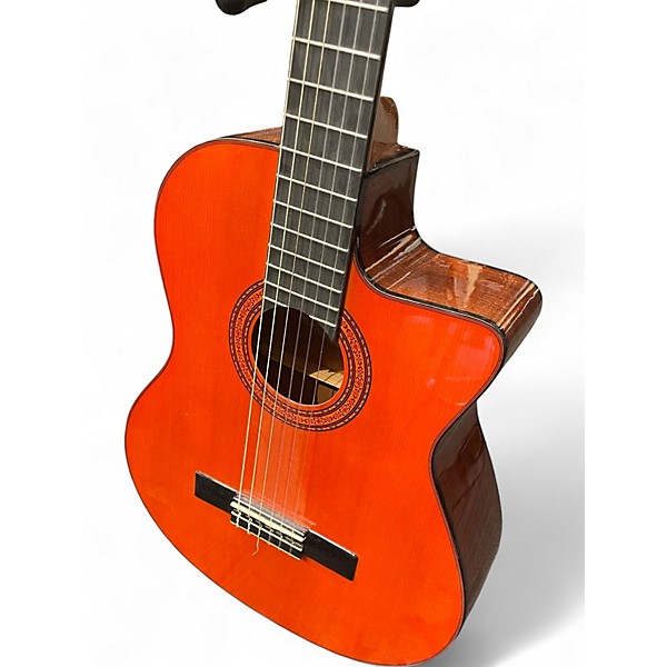 Used Washburn C5CE Amber Classical Acoustic Electric Guitar