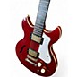 Used Harmony COMET Trans Red Solid Body Electric Guitar