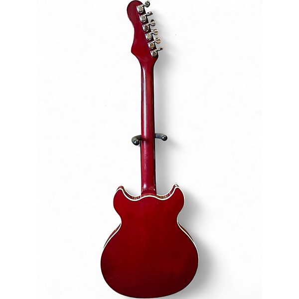 Used Harmony COMET Trans Red Solid Body Electric Guitar