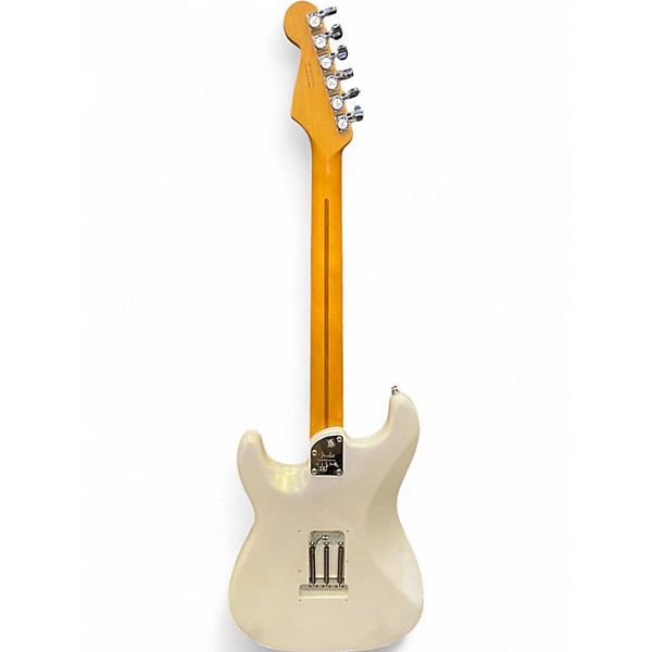 Used Fender American Ultra Stratocaster WHITE PEARL Solid Body Electric Guitar