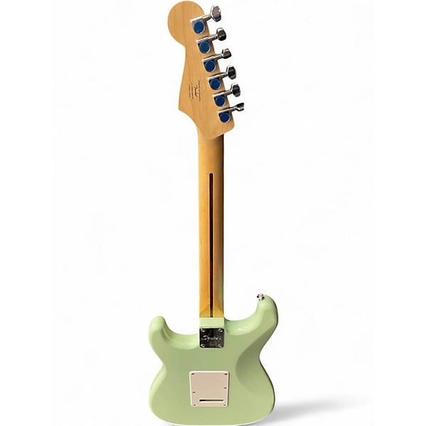 Used Squier Sonic Startocaster Surf Green Solid Body Electric Guitar