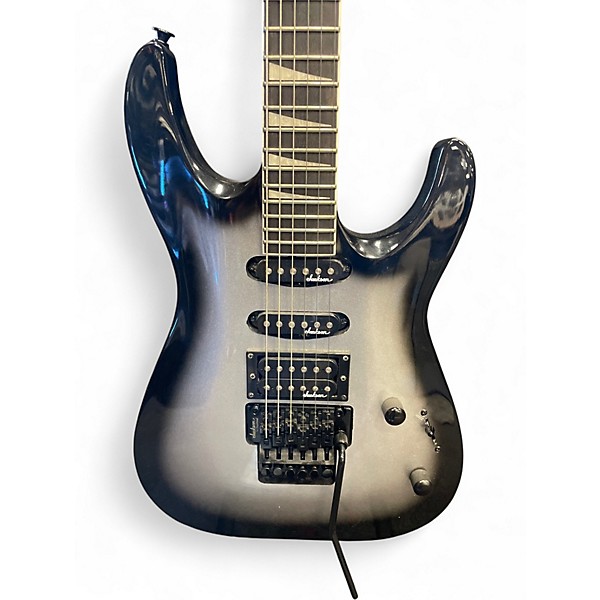 Used Jackson JS34Q Dinky Silverburst Solid Body Electric Guitar