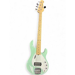 Used Sterling by Music Man STINGRAY RAY 5 Seafoam Green Electric Bass Guitar