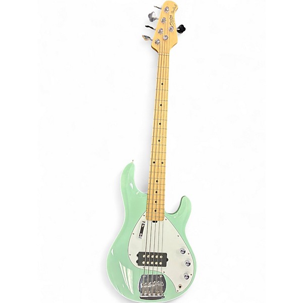 Used Sterling by Music Man STINGRAY RAY 5 Seafoam Green Electric Bass Guitar