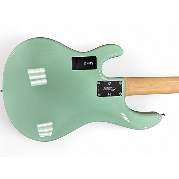 Used Sterling by Music Man STINGRAY RAY 5 Seafoam Green Electric Bass Guitar