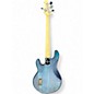 Used Sterling by Music Man Sub 4 Blue Electric Bass Guitar