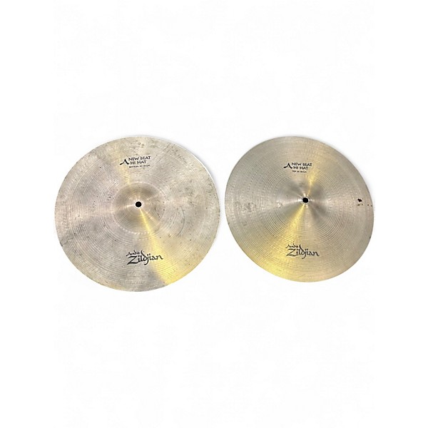 Used Zildjian 14in New Beat Hi Hat Pair Cymbal