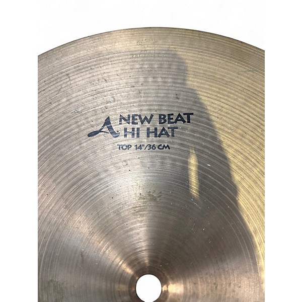 Used Zildjian 14in New Beat Hi Hat Pair Cymbal