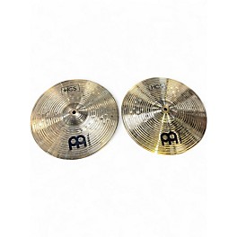 Used MEINL 14in HCS Hi Hat Pair Cymbal