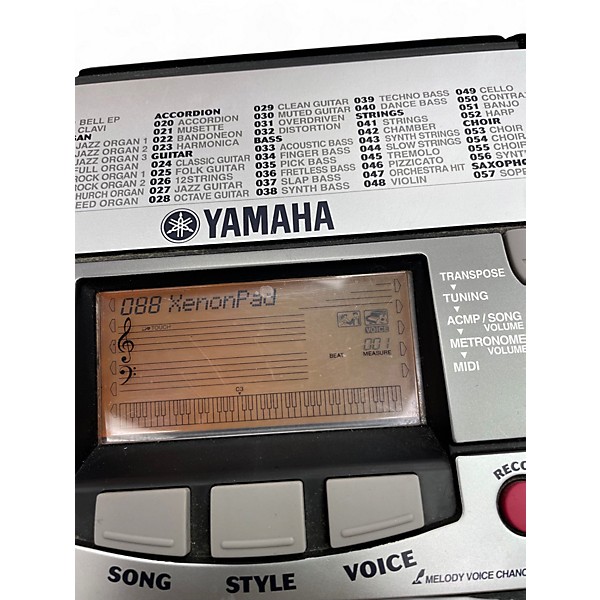 Used Yamaha PSRGX76 Portable Keyboard