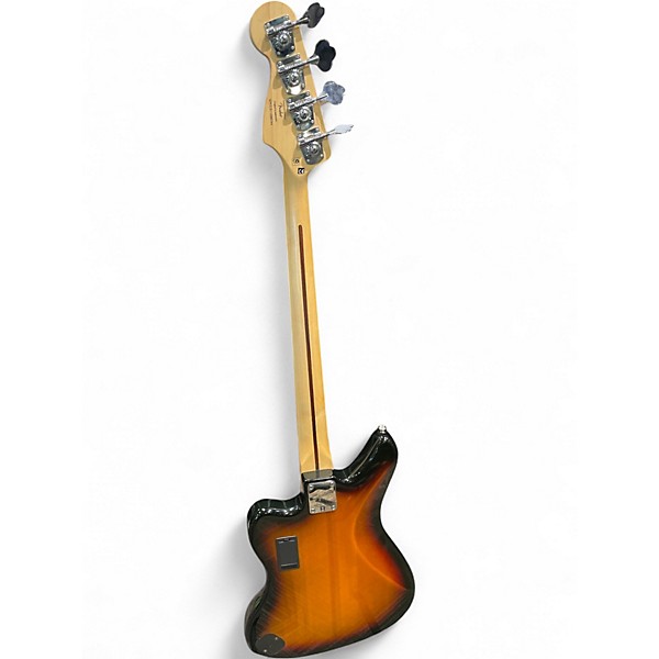 Used Squier Vintage Modified Jaguar Bass Special 3 Tone Sunburst Electric Bass Guitar