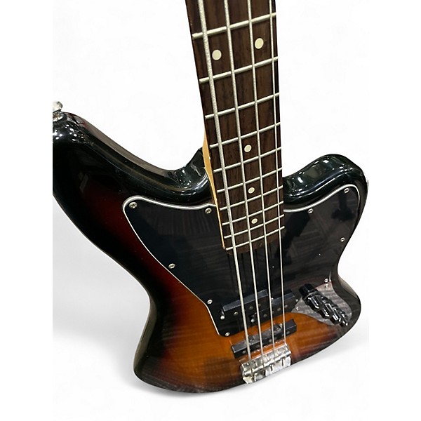 Used Squier Vintage Modified Jaguar Bass Special 3 Tone Sunburst Electric Bass Guitar