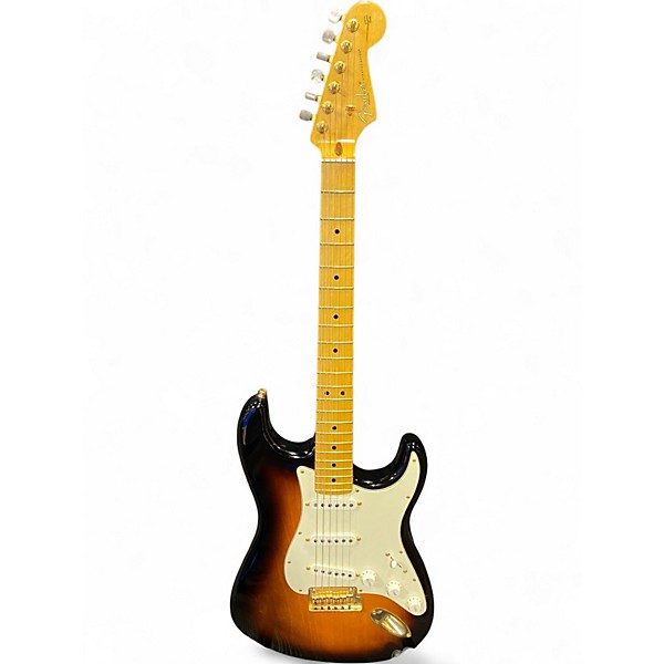 Used 2014 Fender 60th Anniversary Commemorative American Standard Stratocaster 2 Color Sunburst Solid Body Electric Guitar