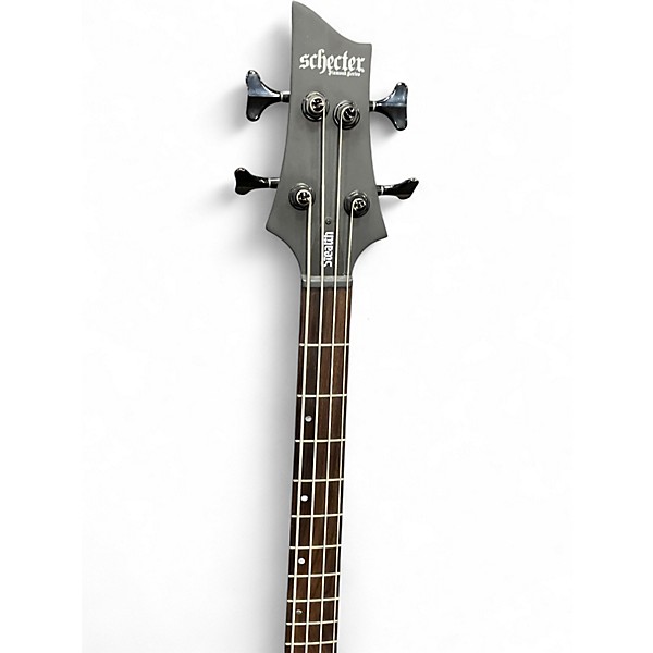 Used Schecter Guitar Research STILETTO STEALTH 4 BLACK Electric Bass Guitar